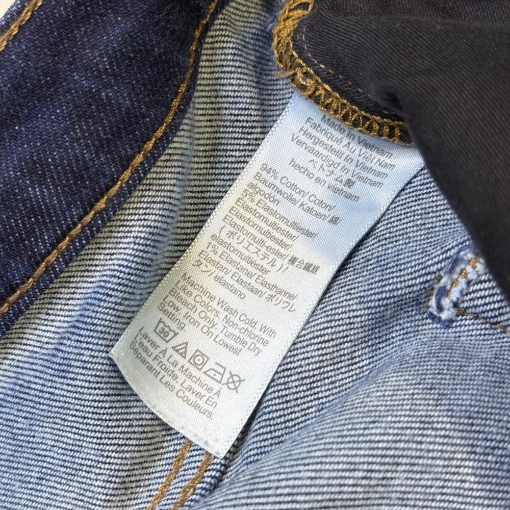 J.Crew Essential Straight Jeans Womens 30 Dark Wash Indigo High Rise‎ Stretch - Picture 7 of 10